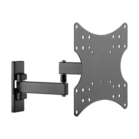 Goobay Basic - Mounting kit (full motion wall mount) - small - for LCD / LED display - steel - black - screen size: 23"-42" - 0