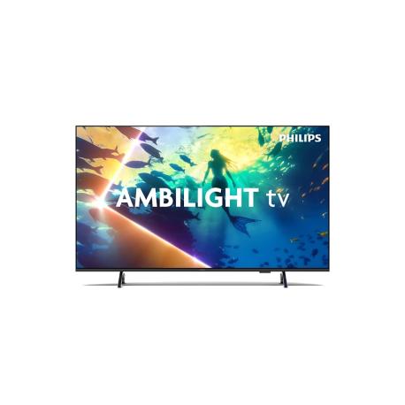 Philips 55PUS8010 - 55" Diagonal Class LED-backlit LCD TV - Smart TV - TITAN OS - 4K UHD (2160p) 3840 x 2160 - HDR - matte black - 0