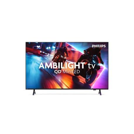 Philips 65MLED910 - 65" Diagonal Class LED-backlit LCD TV - QLED - Smart TV - TITAN OS - 4K UHD (2160p) 3840 x 2160 - HDR - Quantum Dot, Mini-LED - black - 0