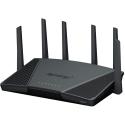 Synology RT6600AX - Wireless router - 4-port switch - GigE, 2.5 GigE - WAN ports: 2 - 802.11a / b / g / n / ac / ax - Tri-Band