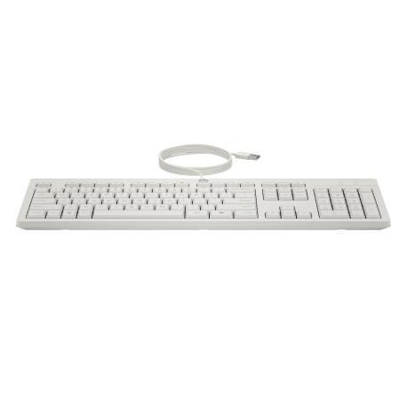HP 225 G2 - Keyboard and mouse set - 100% - full size - USB - cashmere white - 0