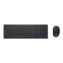 Dell Pro Compact Silent Keyboard and Mouse KM555 - Keyboard and mouse set - wireless - 2.4 GHz, Bluetooth 5.1 - QWERTY - Ukrainian - with 3 years Advanced Exchange Service