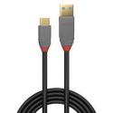 Lindy Anthra Line - USB cable - USB-C (M) to USB Type A (M) - USB 2.0 - 2 m - round - black