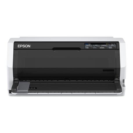 Epson LQ 690IIN - Printer - B / W - dot-matrix - 360 x 180 dpi - 24 pin - parallel, USB 2.0, LAN - 0