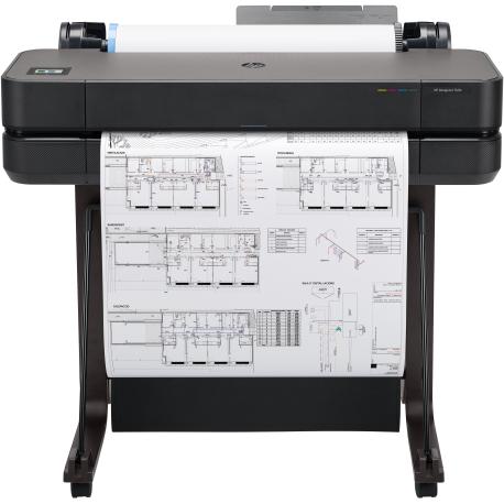 HP DesignJet T630 - 2025 Edition - 24" large-format printer - colour - ink-jet - Roll A1 (61.0 cm x 45.7 m), A1, ANSI D - 2400 x 1200 dpi - up to 0.5 min/page - USB 2.0, Gigabit LAN, Wi-Fi(n) - cutter - 0