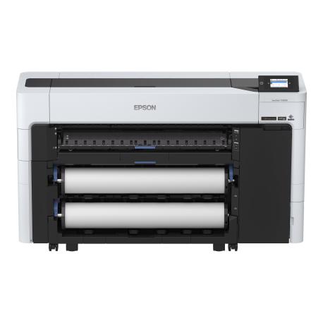 Epson SureColor SC-T5700D - 36" large-format printer - colour - ink-jet - Roll (91.4 cm) - 2400 x 1200 dpi - up to 130 sq.m / hour (mono)  /  up to 130 sq.m / hour (colour) - USB, Gigabit LAN, Wi-Fi - cutter - 0