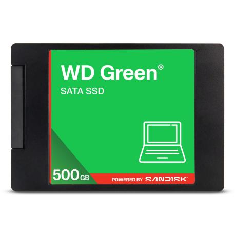 WD Green - SSD - 500 GB - cased - internal - 2.5" - SATA 6Gb / s - 0