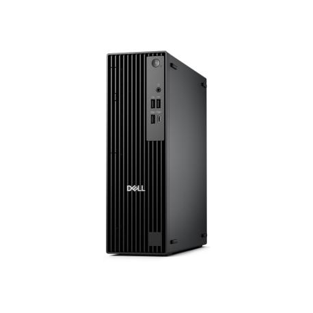 Dell Pro Slim QCS1250 - Slim desktop Core i3 i3-14100 / up to 4.7 GHz - RAM 16 GB - SSD 512 GB - NVMe - UHD Graphics 730 - Gigabit Ethernet - Ubuntu 24.04 LTS - monitor: none - black - with 3 Years ProSupport - 0