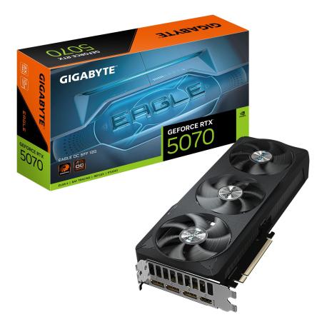 Gigabyte GeForce RTX 5070 EAGLE OC SFF 12G - Graphics card - GeForce RTX 5070 - 12 GB GDDR7 - PCI Express 5.0 - 3 x DisplayPort, HDMI - 0