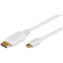 goobay - DisplayPort cable - Mini DisplayPort (M) to DisplayPort (M) - 1 m - white
