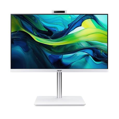 Acer Aspire C 24 C24A-GRPL - All-in-one Core 5 120U  /  up to 5 GHz - RAM 16 GB - SSD 512 GB - Intel Graphics - Gigabit Ethernet, IEEE 802.11ax (Wi-Fi 6), Bluetooth - Win 11 Home - monitor: LED 23.8" 1920 x 1080 (Full HD) @ 120 Hz - white - 0