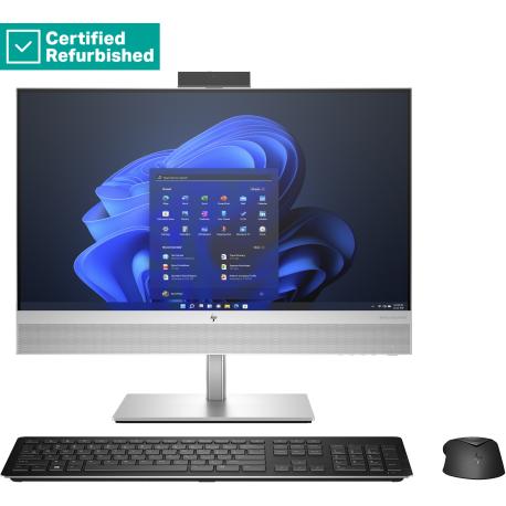 RENEW SILVER HP Elite 840 G9 AIO All-in-One - i5-13600, 8GB, 256GB SSD, 23.8 FHD Non-Touch AG, Height Adjustable, Win 11 Pro, 1  - 0