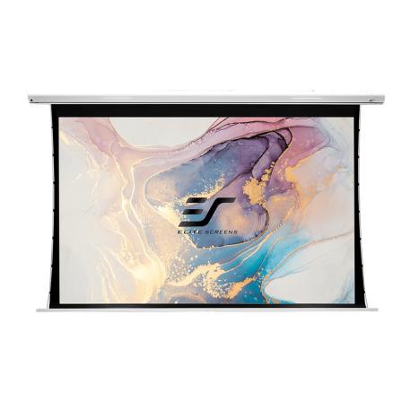 Elite Screens Saker Tab-Tension Series SKT135XHD5-E10 - Projection screen - ceiling mountable, wall mountable - motorised - 135" (343 cm) - 16:9 - CineGrey 5D - white - 0