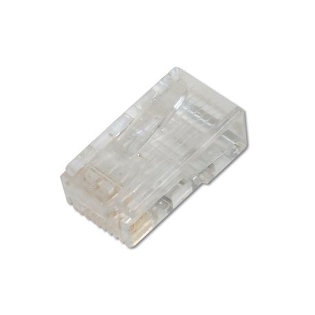 ASSMANN - Network connector - RJ-45 (M) - unshielded - CAT 6 - transparent - 0