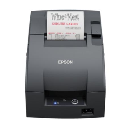 Epson TM U220IIB (141) - Receipt printer - two-colour (monochrome) - dot-matrix - Roll (7.6cm) - 16 cpi - 9 pin - up to 8.8 lines / sec - LAN, USB 2.0 - cutter - cool white - 0