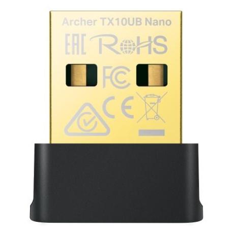 TP-Link Archer TX10UB Nano V1 - Network adapter - USB 2.0 - Wi-Fi 5, Wi-Fi 6, Bluetooth 5.3 - 1