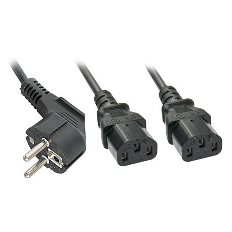Lindy - Power cable - CEE 7 / 7 (P) to IEC 60320 C13 - 0