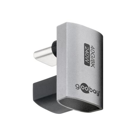 Goobay 74445 USB-C Adapter 180° U-Shape, USB4 - 0