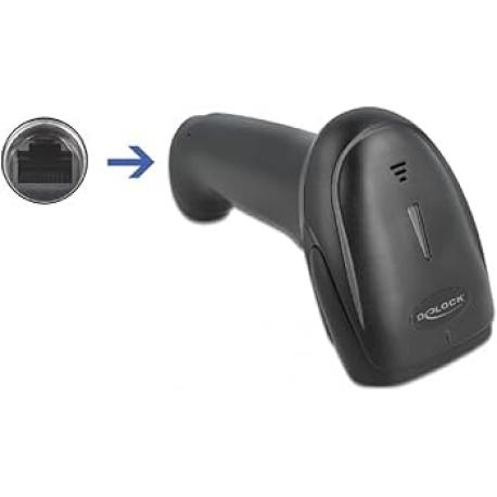 Delock - Barcode scanner - portable - 100 scan  /  sec - decoded - Bluetooth, USB, RF(2.4 GHz) - 1