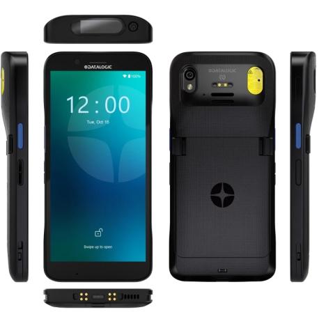 Datalogic Memor 17 - Data collection terminal - rugged - Android 13 or later - 64 GB UFS - 6" colour LTPS (1080 x 2160) - rear camera + front camera - barcode reader - (2D imager) - USB host - microSD slot - Wi-Fi 6E, 802.11 d / h / i / k / r / v / w / mc, Bluetooth, NFC - 5G - black - 3