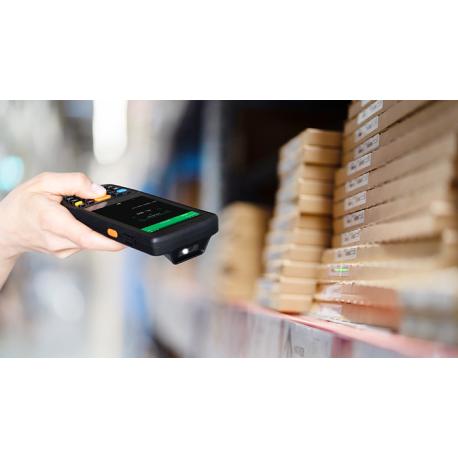 Datalogic Memor 17 - Data collection terminal - rugged - Android 13 or later - 64 GB UFS - 6" colour LTPS (1080 x 2160) - rear camera + front camera - barcode reader - (2D imager) - USB host - microSD slot - Wi-Fi 6E, 802.11 d / h / i / k / r / v / w / mc, Bluetooth, NFC - 5G - black - 6