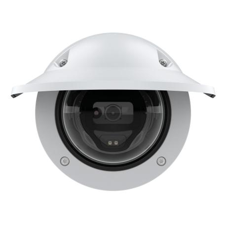 AXIS M3216-LVE - Network surveillance camera - dome - outdoor - vandal  /  waterproof - colour (Day&Night) - 4 MP - 2688 x 1512 - fixed iris - fixed focal - audio - LAN 10 / 100 - MJPEG, H.264, H.265, MPEG-4 Part 10, MPEG-H Part 2 - DC 12 V  /  PoE - 0