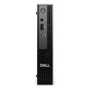 Dell Pro Micro QCM1250 - Micro Core i3 i3-14100T / up to 4.4 GHz - RAM 8 GB - SSD 512 GB - NVMe - UHD Graphics 730 - Gigabit Ethernet, Bluetooth, IEEE 802.11ax (Wi-Fi 6E) - Win 11 Pro - monitor: none - black - with 3 Years ProSupport