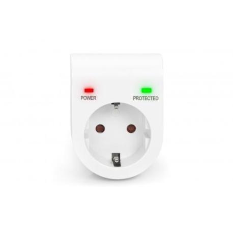 DIGITUS Professional DN-95400 - Surge protector - AC 230 V - 3500 Watt - output connectors: 1 - white - 0