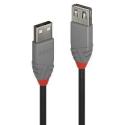 Lindy Anthra Line - USB extension cable - USB (M) to USB (F) - USB 2.0 - 50 cm - round - black