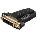 goobay - Video adapter - DVI-I (F) to HDMI (F)