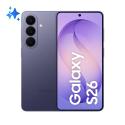 Samsung Galaxy S26 - 5G smartphone - dual-SIM - RAM 12 GB  /  Internal Memory 512 GB - OLED display - 6.3" - 2340 x 1080 pixels (120 Hz) - 3x rear cameras 50 MP, 12 MP, 10 MP - front camera 12 MP - cobalt violet