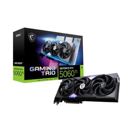 Graphics Card|MSI|NVIDIA|GeForce RTX 5060 Ti|8 GB|GDDR7|128 bit|PCI Express x16 5.0|Active|RTX5060TI8GGAMTRIOOC - 0