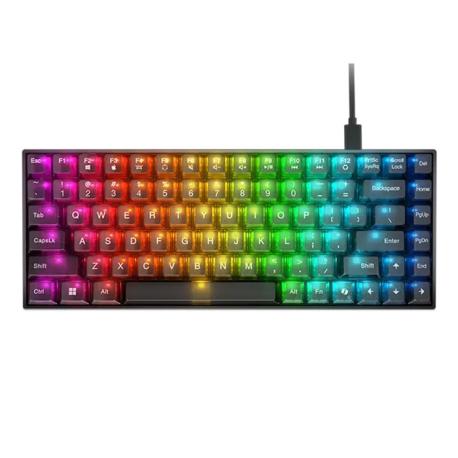 Lenovo Legion K510 Mini Pro - Keyboard - 75% - compact - backlit - USB - QWERTY - US English - key switch: Brown Tactile - translucent, black - 0