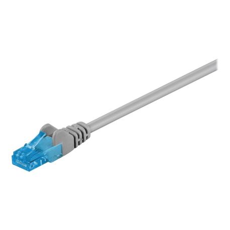 goobay - Patch cable - RJ-45 (M) to RJ-45 (M) - 5 m - UTP - CAT 6a - halogen-free, snagless, stranded - grey - 0