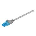 goobay - Patch cable - RJ-45 (M) to RJ-45 (M) - 5 m - UTP - CAT 6a - halogen-free, snagless, stranded - grey