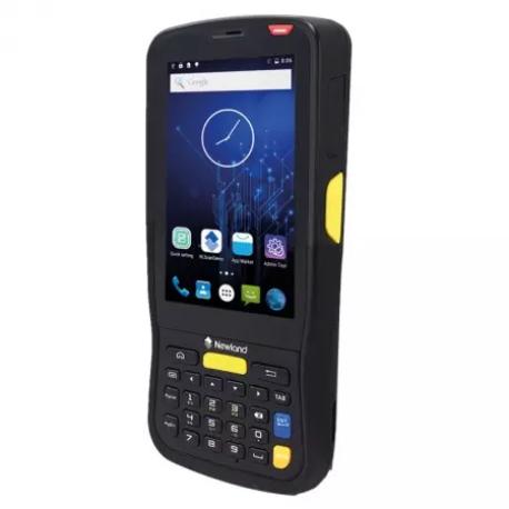 Mobile data terminal with 2D CMOS imager with Laser Aimer, BT, WiFi, 4G, GPS, NFC, Camera (OS Android 7). Incl. USB cable, batte - 0