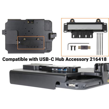 Brodit - Holder for tablet - with spring-lock - black - for Zebra ET60, ET65 - 2