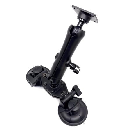 Double suction cup holder with base mount - 1