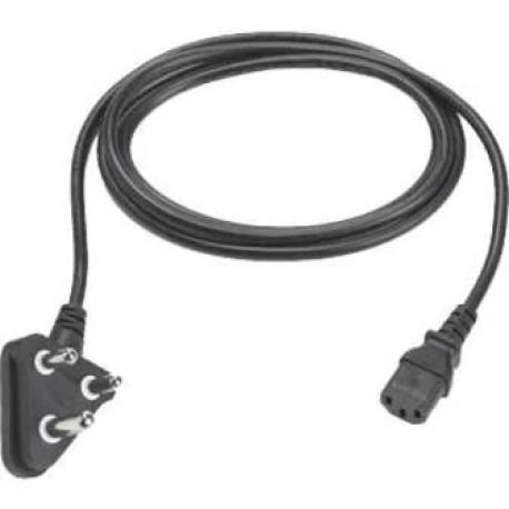 Motorola - Power cable - IEC 60320 C13 to BS 546 (M) - 1.8 m - India - for Zebra VC70N0 - 0