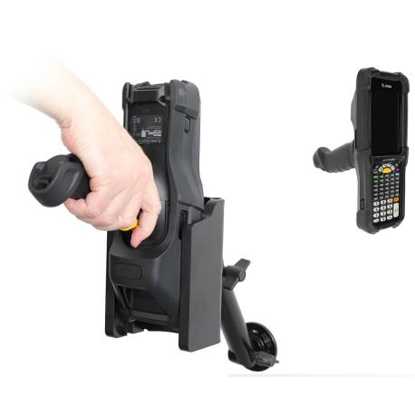Brodit - Holder for mobile computer - with tilt swivel - black - for Zebra MC9300 - 1