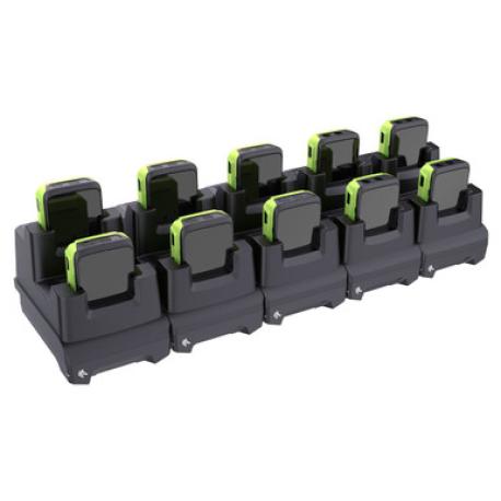 Zebra 10Slot Charge Only Cradle - Wrist mount charging cradle - for Zebra WS50 - 0