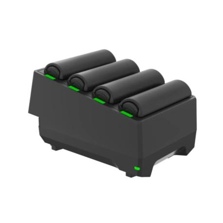 Zebra - Battery charger - output connectors: 4 - for Zebra WT5400, WT6400 - 1