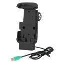 RAM - Handheld docking cradle - locking, form-fit, powered - for Zebra TC22, TC27