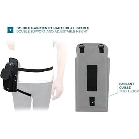 Mobilis REFUGE Holster L - Holster bag for handheld - 1680D nylon - 5