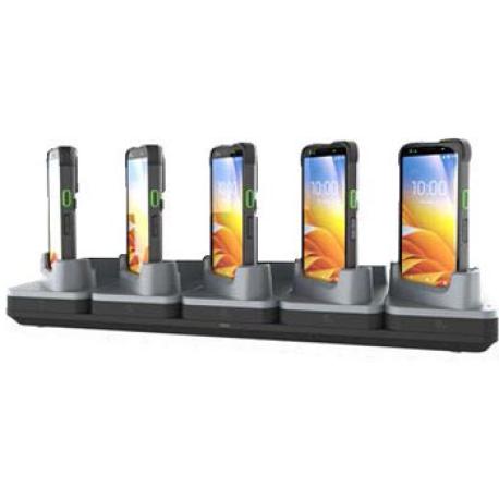 Zebra - Handheld charging cradle - fast-charging - output connectors: 5 - 19" - 1