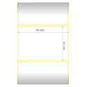 Zebra Direct 1100 - Matte - permanent rubber adhesive - perforated - white - 50.8 x 76.2 mm 16440 pcs. (12 roll(s) x 1370) paper - for LP 2642, 2742; Zebra GX420; GK Series GK420; G-Series GC420; LP 2844; TLP 2844, 3742, 38XX