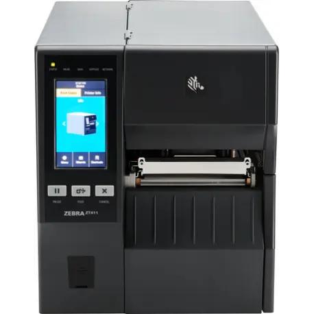 Zebra ZT400 Series ZT421 - Label printer - direct thermal / thermal transfer - Roll (17.8 cm) - 300 dpi - up to 254 mm / sec - USB 2.0, LAN, serial, USB host, Bluetooth 4.1 - tear bar - 0