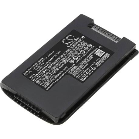 Zebra - Handheld battery (extended capacity) - with PowerPrecision Plus - Lithium Ion - 6600 mAh - for Zebra TC53, TC58, TC58 Premium - 1