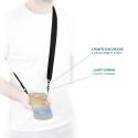 Mobilis - Shoulder strap for carrying case - with 2 soft rings, 2 attachment points - black