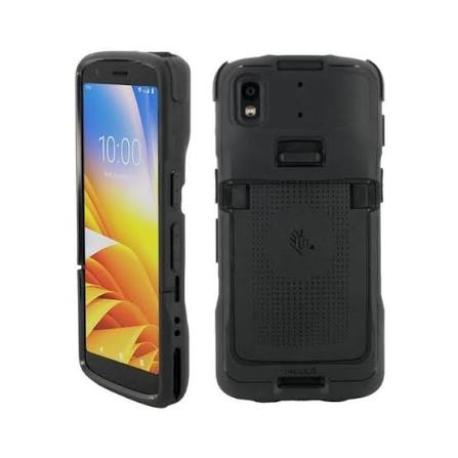 Mobilis PROTECH - Back cover for data collection terminal - rugged - 30% recycled material - black - for Zebra TC22, TC27 - 1